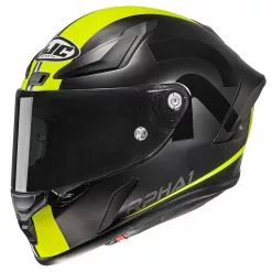 Fibra Casco Hjc Rpha 1 Senin Nero Giallo