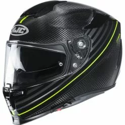 Fibra Casco Hjc Rpha 70 Carbon Artan Giallo Nero