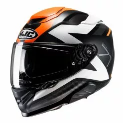 Fibra Casco Hjc Rpha 71 Pinna Arancio Nero