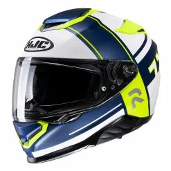 Fibra Casco Hjc Rpha 71 Zecha Blu Giallo