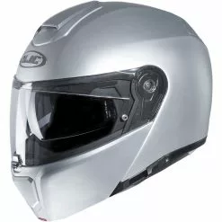 Fibra Casco Modulare Hjc Rpha 90s Argento Opaco