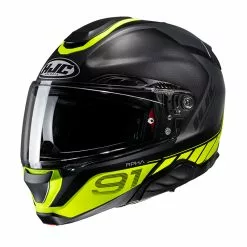 Fibra Casco Hjc Rpha 91 Rafino Giallo