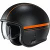 Custom Casco Hjc V30 Equinox Nero Arancio