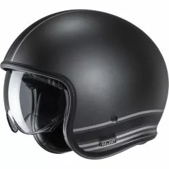 Custom Casco Hjc V30 Senti Nero Argento