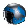 Custom Casco Hjc V31 Kuz Blu Nero