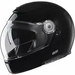 Fibra Casco Modulare Hjc V90 Nero Lucido